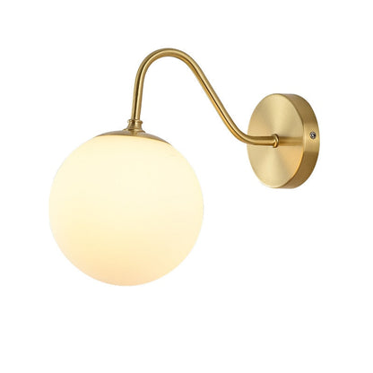 SphereLuxe – Scandinavian Wall Light with Adjustable Lighting