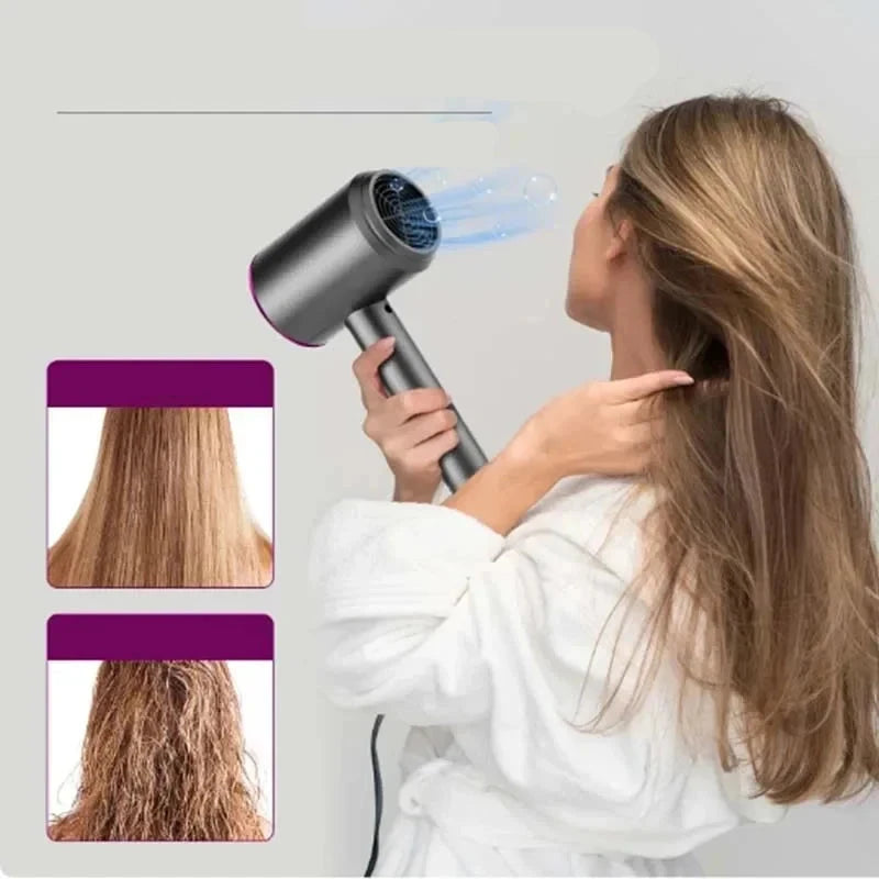TurboDry - Professional High-Speed Quiet Hair Dryer Brush