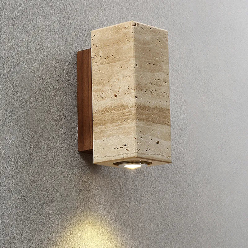 StoneGlow – Chic Wall Light Made with Natural Stone
