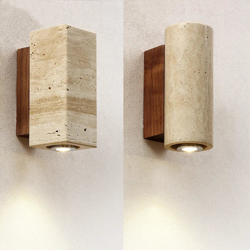 StoneGlow – Chic Wall Light Made with Natural Stone