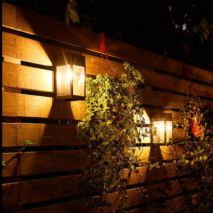 GlowHaven – Wall Lamp for Garden Fences with Inviting Light