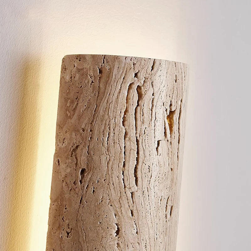 TravertineLume – Weatherproof Wall Lamp