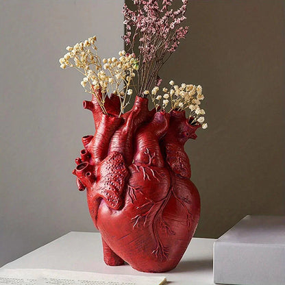 LoveAura - Ceramic Heart-Shaped Vase