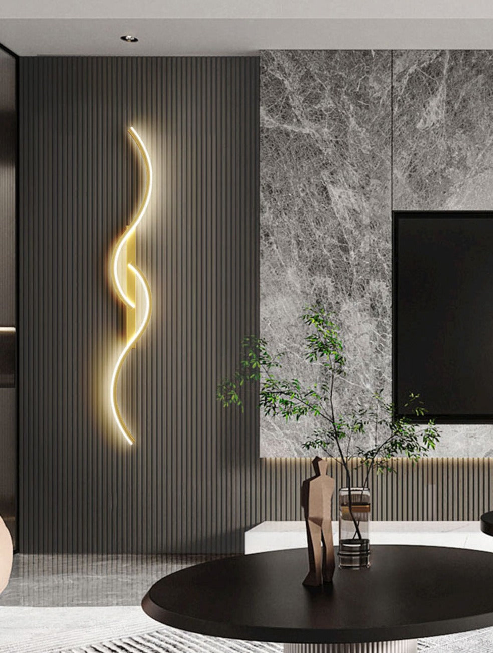 GlowCraft – Contemporary LED Wall Light with Artistic Design