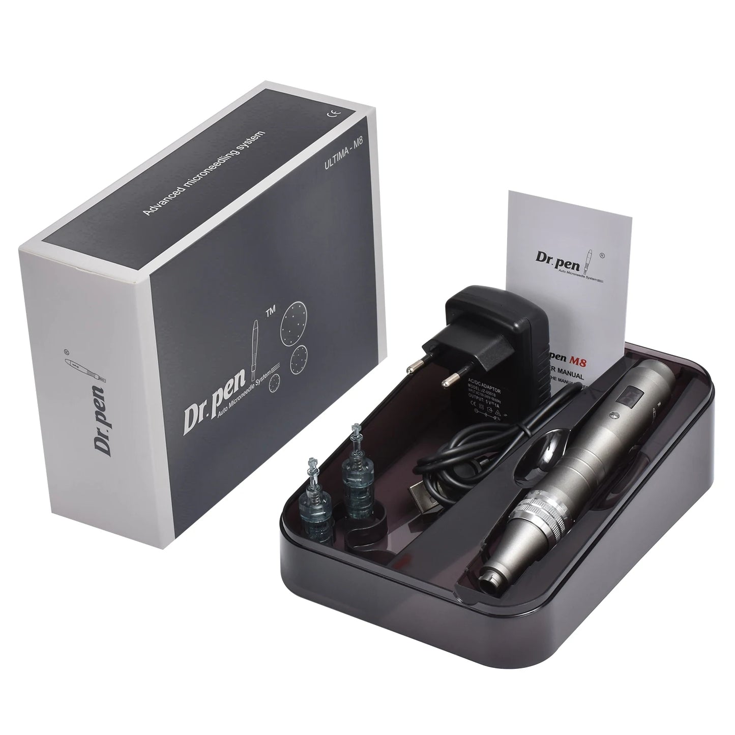 GlowMTS - Profesjonalny zestaw do mikronakłuwania Dermapen do zabiegów pielęgnacyjnych