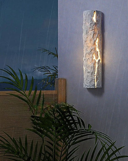 LUXELY Modern Outdoor Wall Lamp - IP65 Waterproof Resin Exterior Wall Light-5