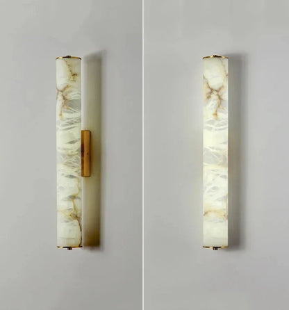 OpalAura - Elegant Marble Wall Lamp