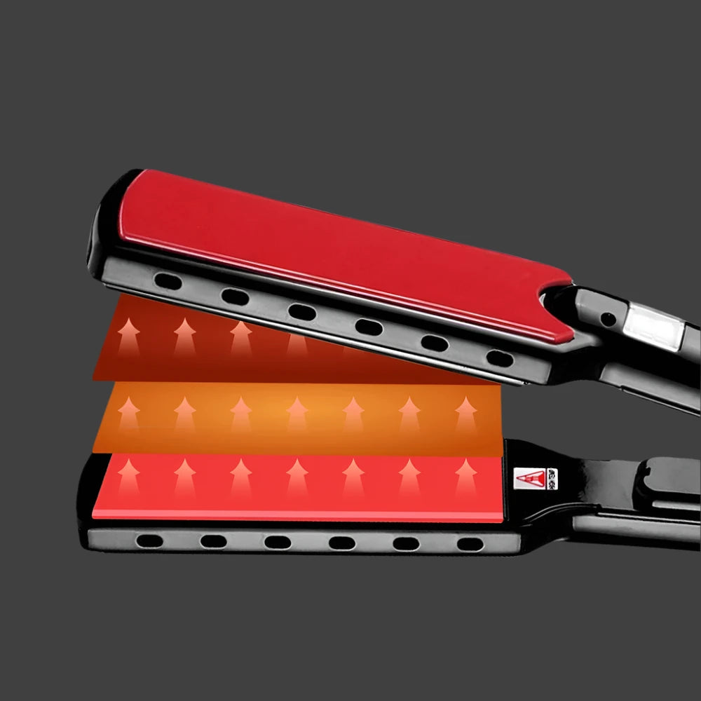 ProTitan - Plancha de Pelo de Placa Ancha a 480°F