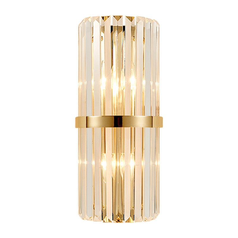 GoldenGleam – Elegant Gold Wall Light with Warm Glow
