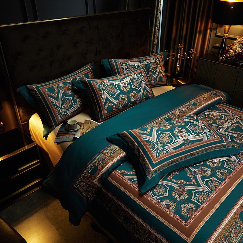 OpulentCharm - Egyptian Cotton Duvet Set