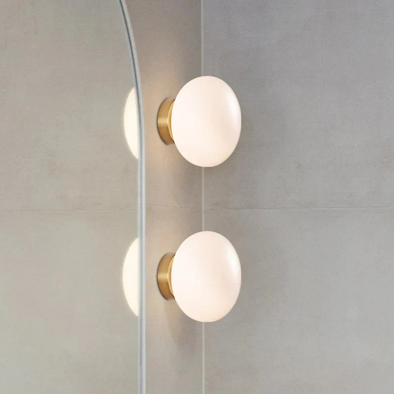 BrassAura – Elegant Wall and Ceiling Lamp with Brass Detailing