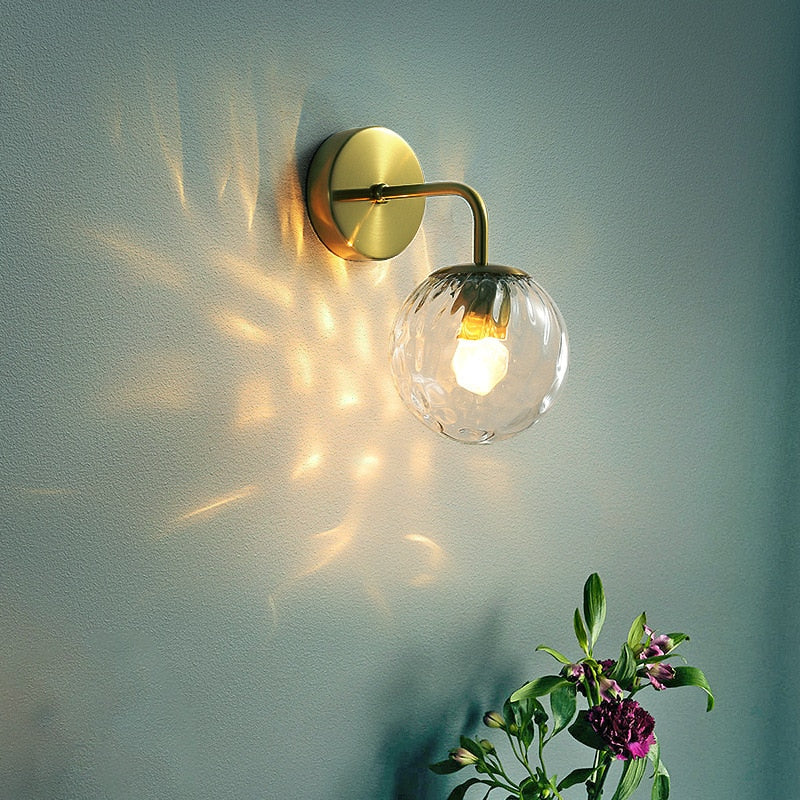 SphereLuxe – Scandinavian Wall Light with Adjustable Lighting