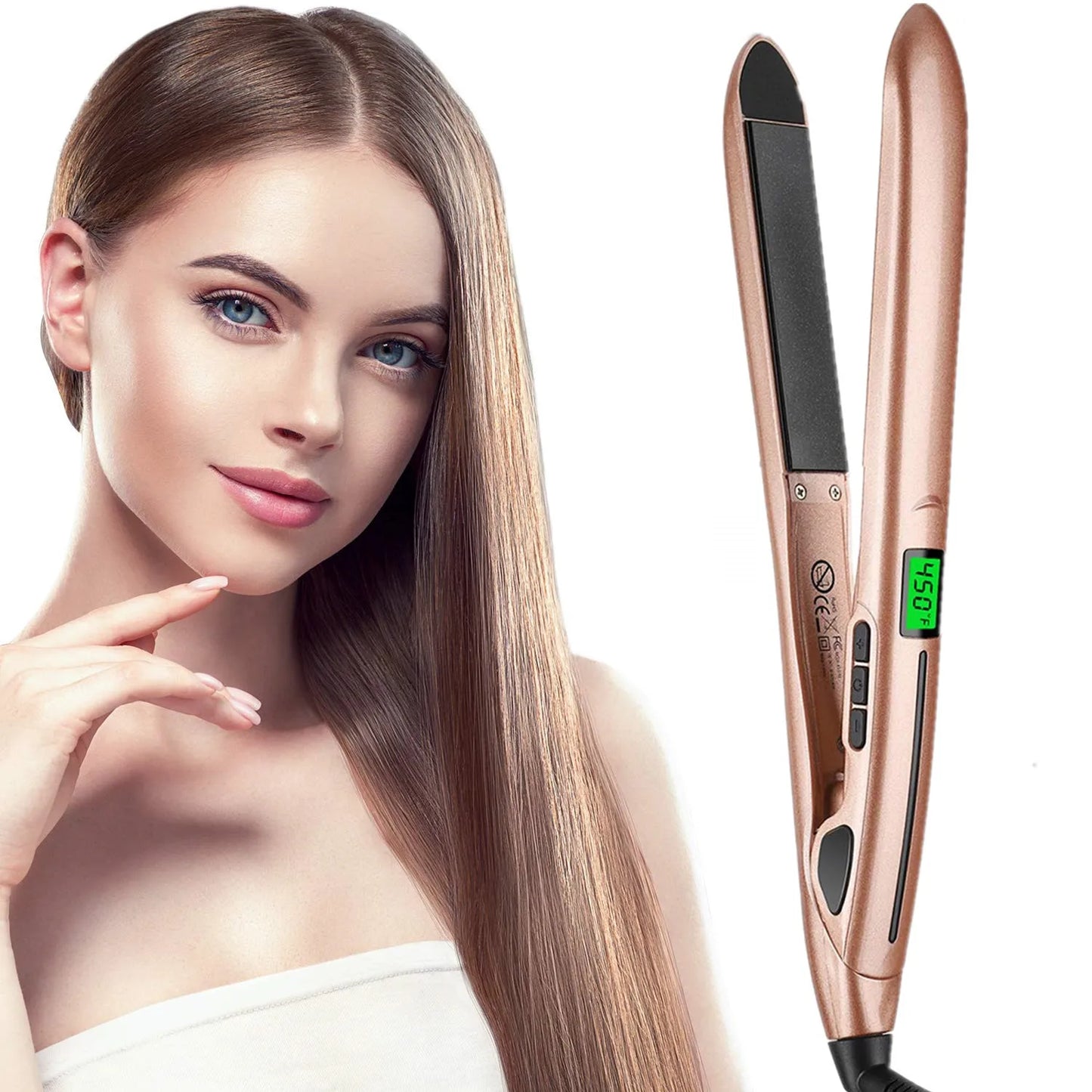 SmartWave - Ceramic Hair Waver and Straightener with LCD Technology