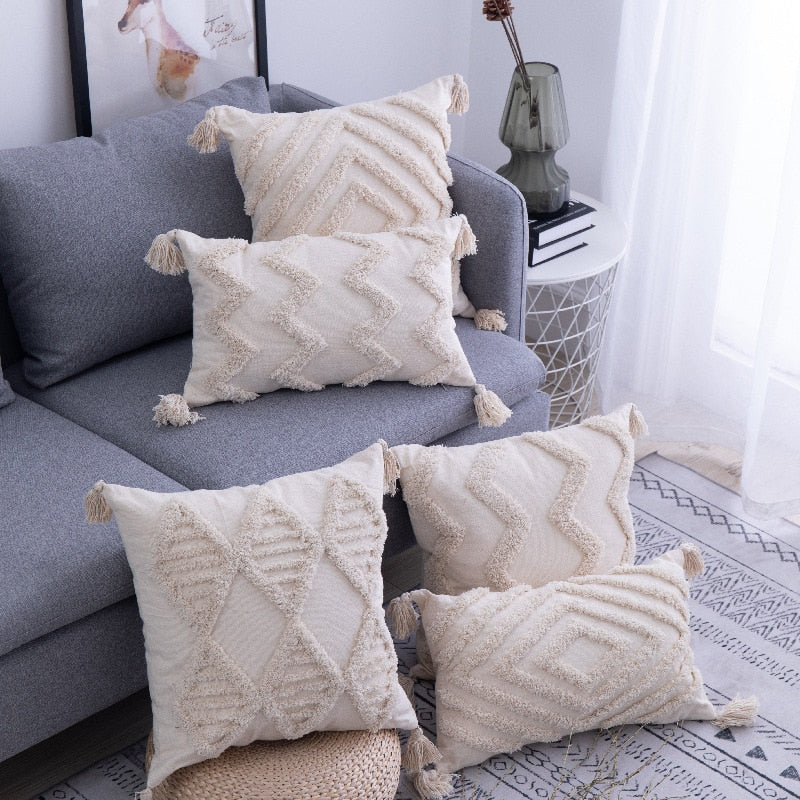 IbizaDreams – Boho Pillow Covers for Trendy Home Vibes