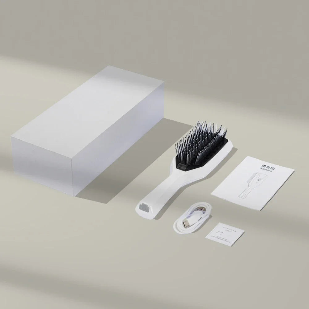 RelaxGlow – Peine de Masaje LED Infrarrojo para Terapia del Cabello y la Cabeza