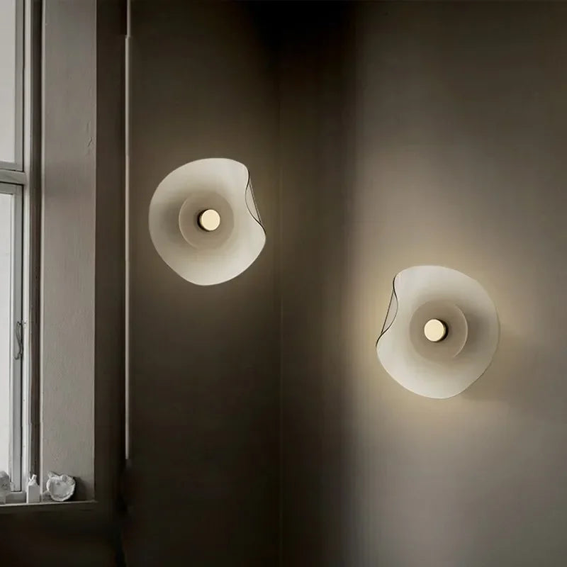 ClearAura - Sleek Glass Wall Lamp
