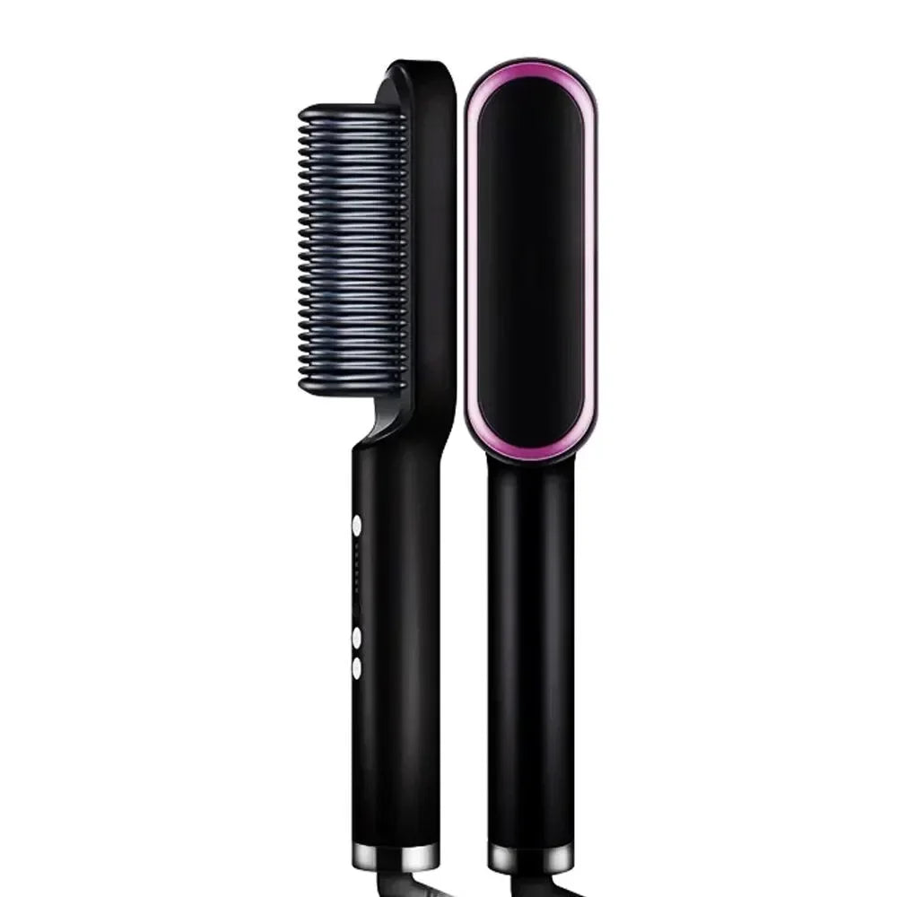 HeatMaster - 3-in-1 Negative Ion Styling Hot Comb
