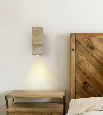 StoneGlow – Chic Wall Light Made with Natural Stone