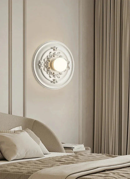 EpoqueBeam – Elegant French Round Wall Lamp for Retro Ambiance