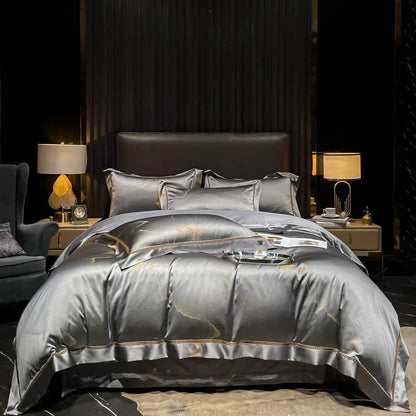 MistAura - Bettwäsche-Set aus ägyptischer Baumwolle