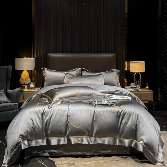 MistAura - Bettwäsche-Set aus ägyptischer Baumwolle