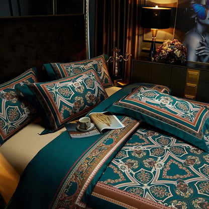 OpulentCharm - Egyptian Cotton Duvet Set