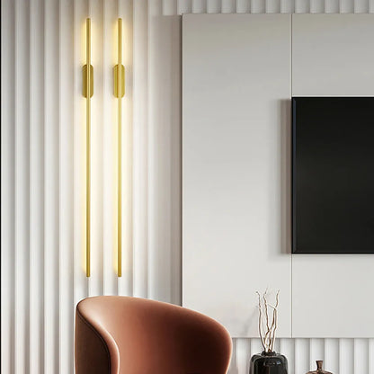 SofaLume – Modern Wall Lamp in Black and Gold for Stylish Living