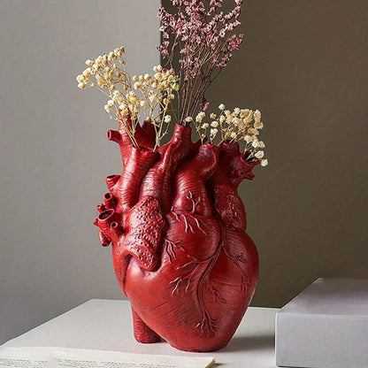 LoveAura - Ceramic Heart-Shaped Vase
