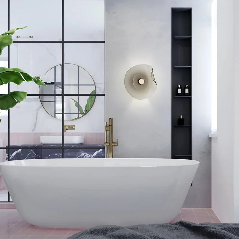 ClearAura - Sleek Glass Wall Lamp