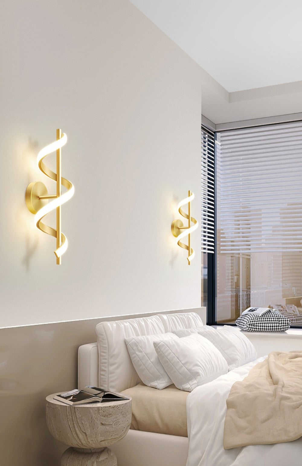 SpiralLume – Minimalist LED Wall Light with a Modern Edge