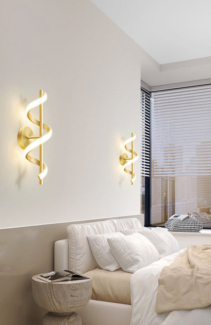 SpiralLume – Minimalist LED Wall Light with a Modern Edge