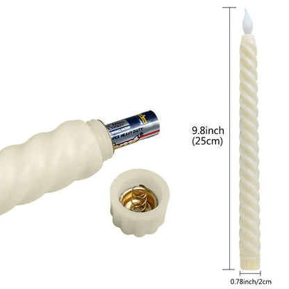 Stearinlys 3D – Flamme-lignende LED-lys