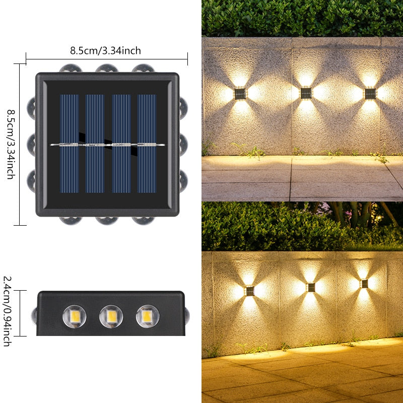 SolarVibe – Sustainable Solar Wall Light for Modern Outdoors