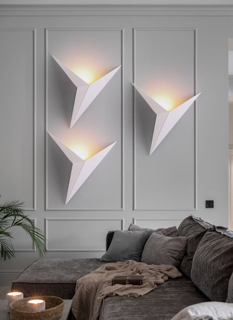 TriGlow – Triangular Wall Lamp for Sleek, Modern Lighting