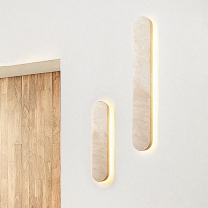 MarbleAura – Modern Wabi-Sabi Marble Wall Lamp