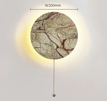 AuraStone - Refined Wall Sconce