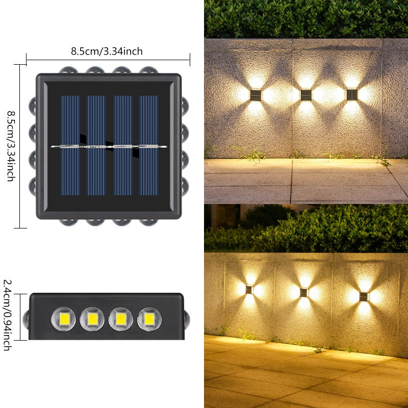 SolarVibe – Sustainable Solar Wall Light for Modern Outdoors