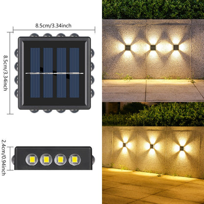 SolarVibe – Sustainable Solar Wall Light for Modern Outdoors