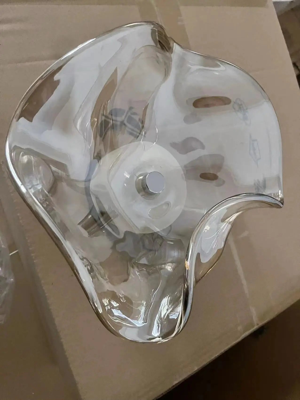 ClearAura - Sleek Glass Wall Lamp