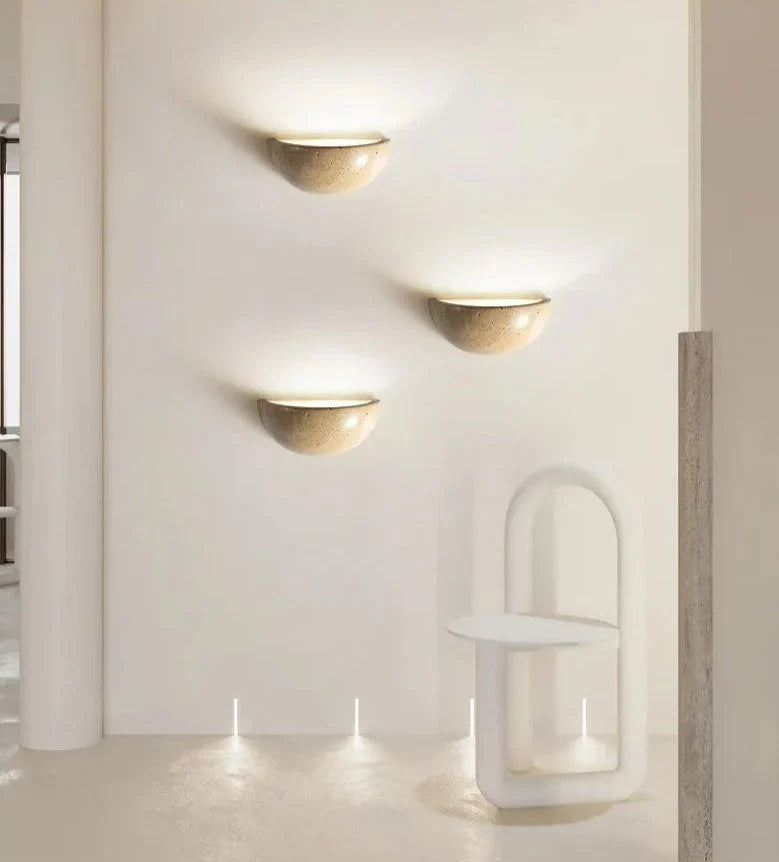 SabiGlow - Organic Rock Wall Light