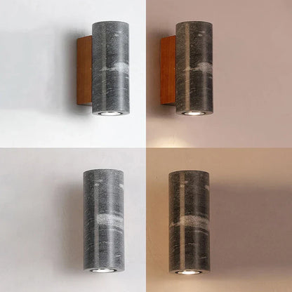 ZenBeam – Grey Wabi-Sabi Wall Lamp for Tranquil Ambience