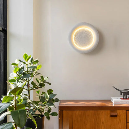 ZenMoon - Wabi Sabi Lunar Wall Lamp