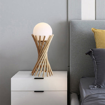 SphereBeam – Lámpara de Mesa Contemporánea para un Ambiente Chic