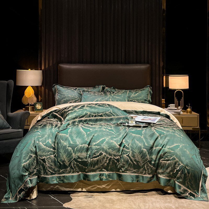 LeafyLuxe - Egyptian Cotton Bedding Set