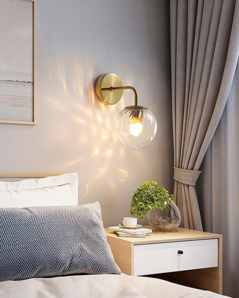 SphereLuxe – Scandinavian Wall Light with Adjustable Lighting