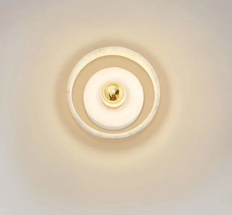 TranquilMarble - Wandbeleuchtung im Wabi-Sabi-Stil