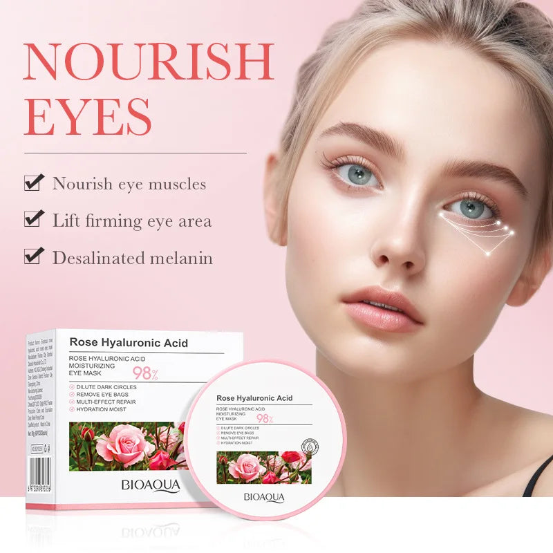 HydraGlow – Rose Eye Mask for Firming & Moisturizing