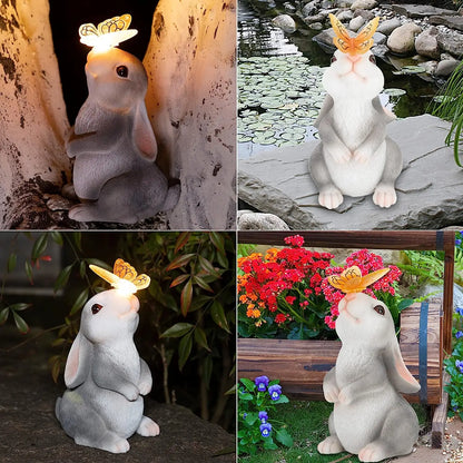 Solar Garden Lamp with Bunny Design – Weather-Resistant Outdoor Lights for Garden Decoration-3
