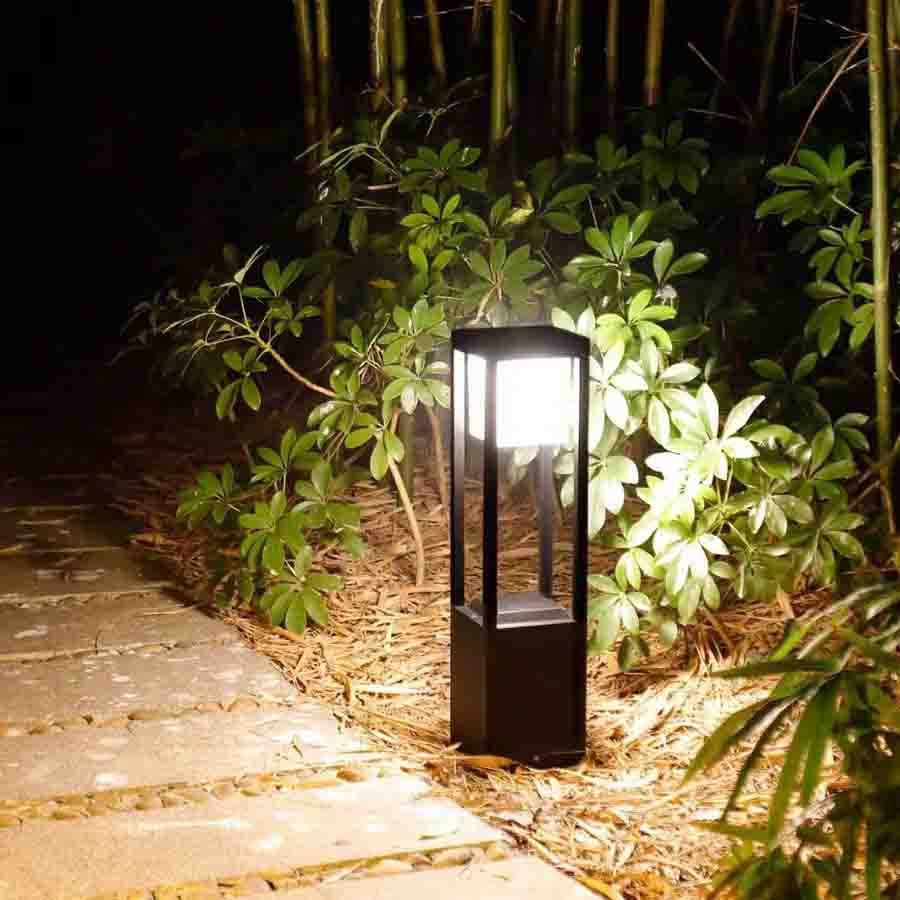 Nimbus Cube - 60cm Solar Garden Light with Warm White LED for Outdoor Use-2