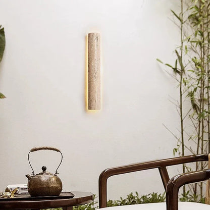 TravertineLume – Weatherproof Wall Lamp